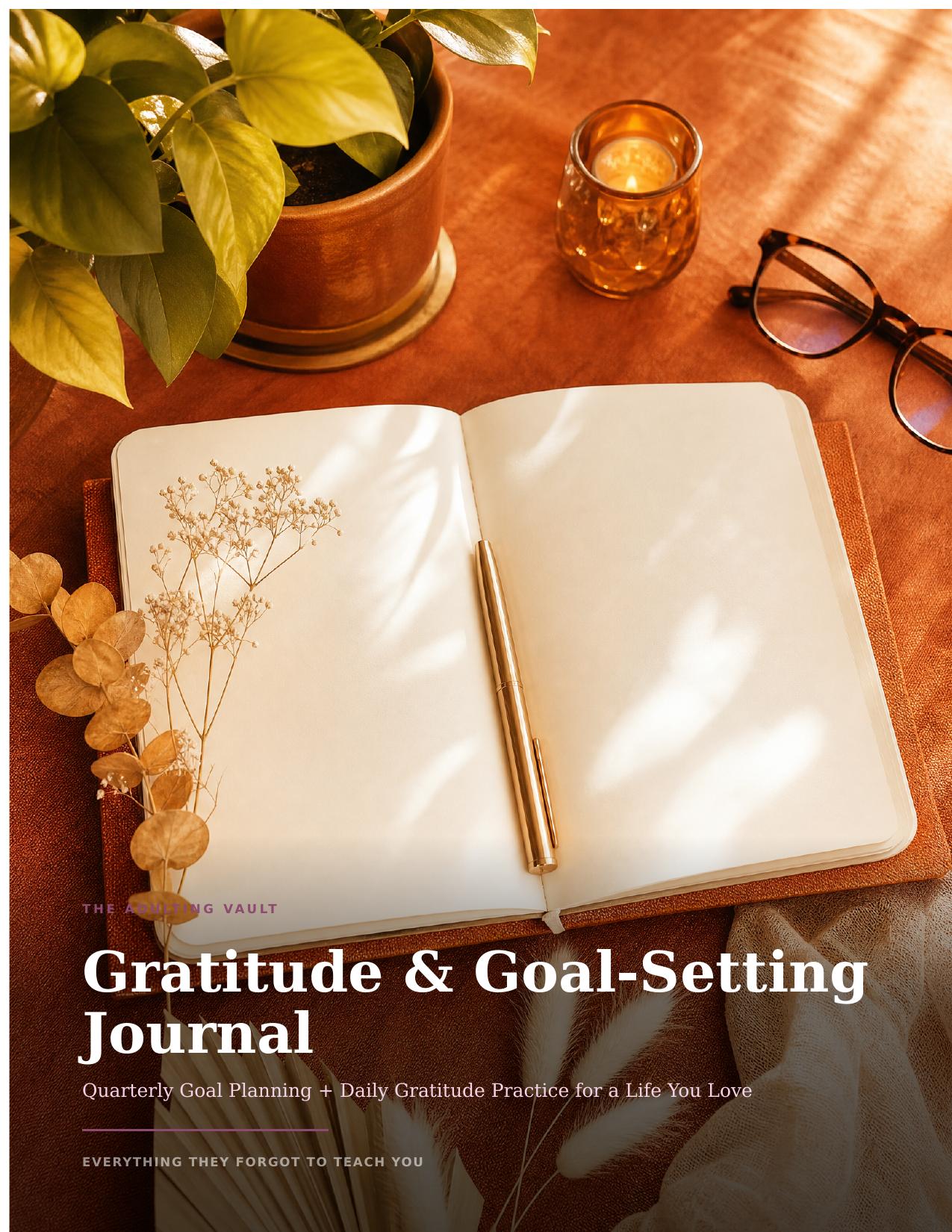 Gratitude & Goal-Setting Journal cover