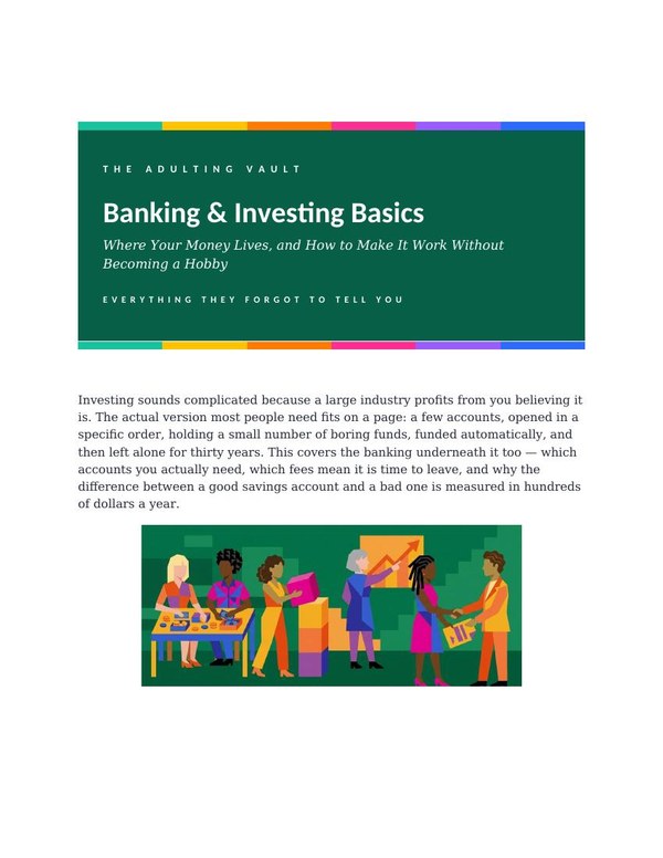 Banking & Investing Basics cover