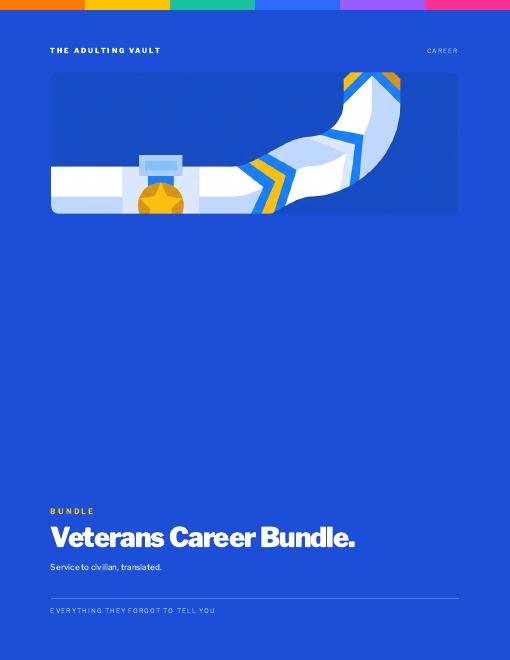 Veterans Career Bundle cover