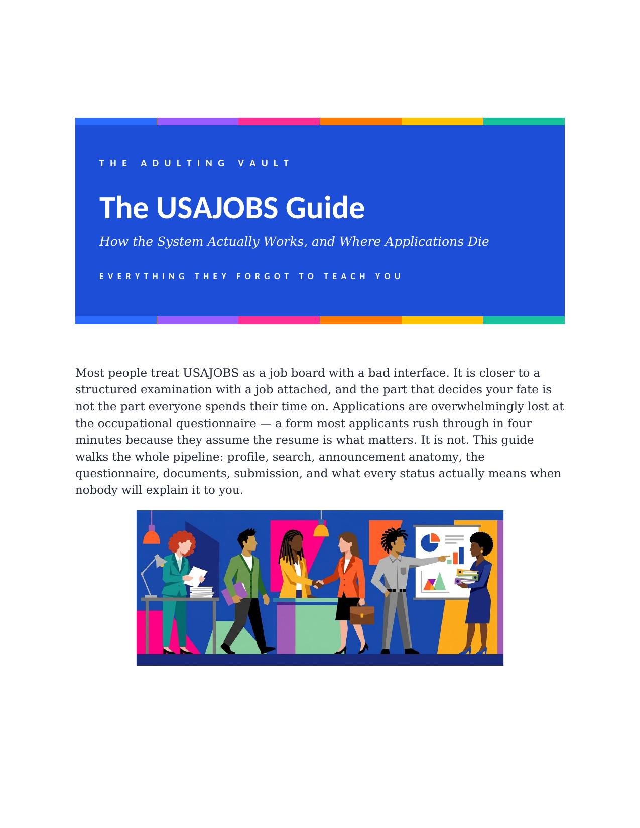 USAJOBS Guide cover