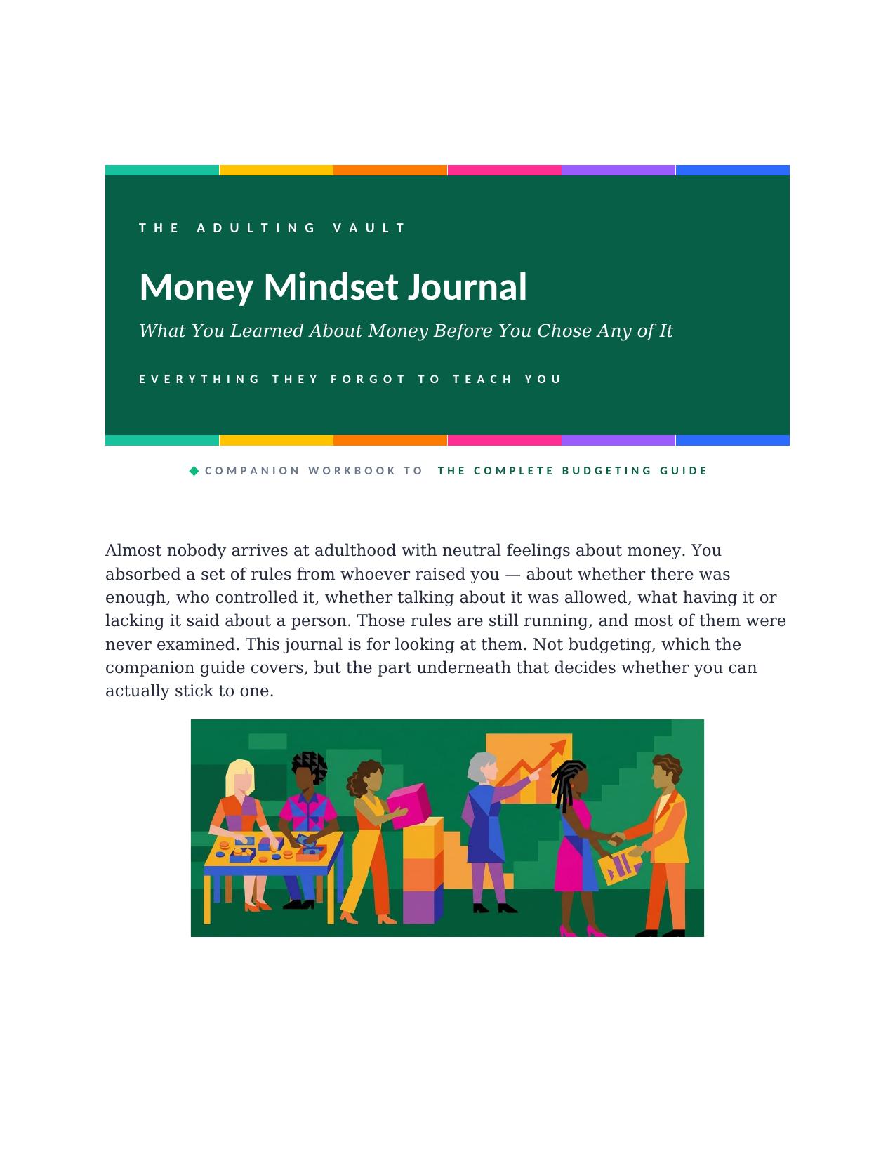 Money Mindset Journal cover