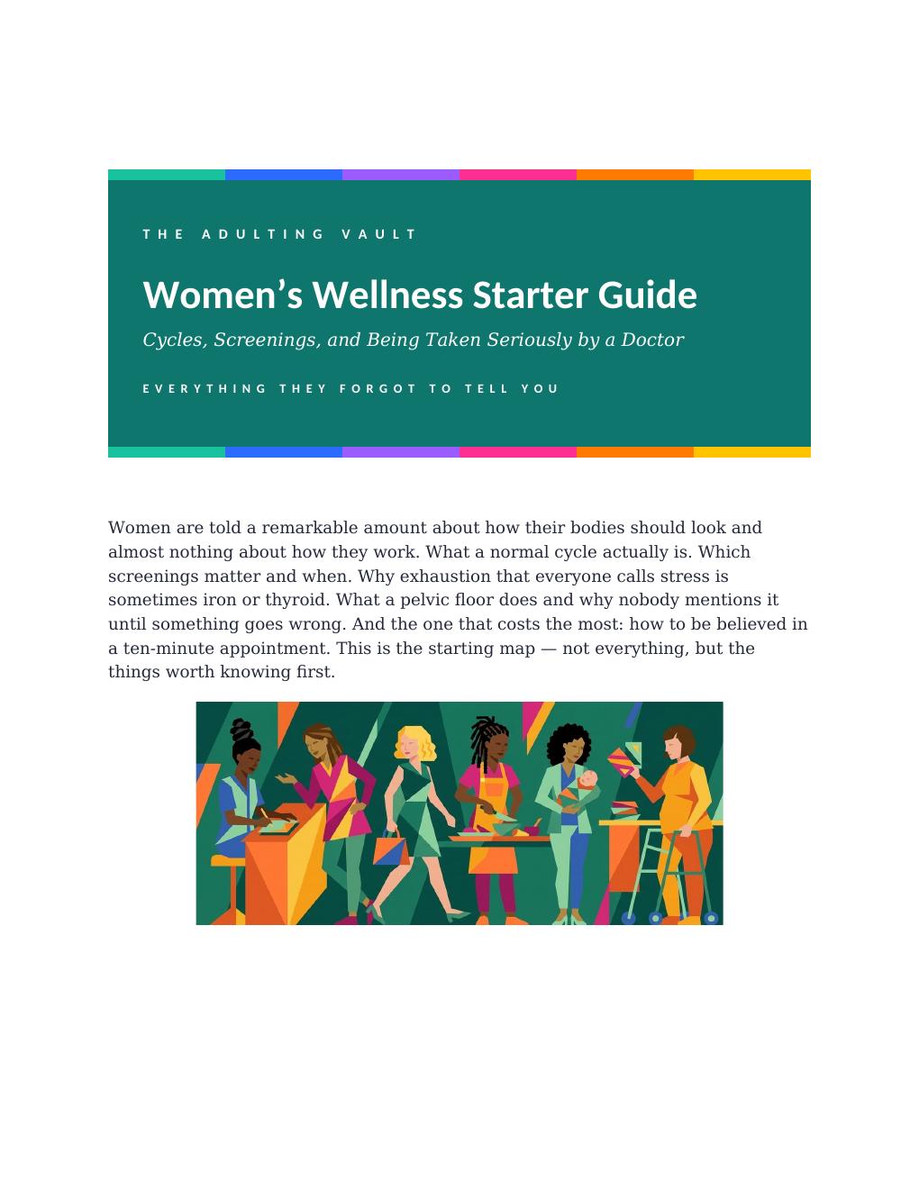 Women's Wellness Starter Guide cover