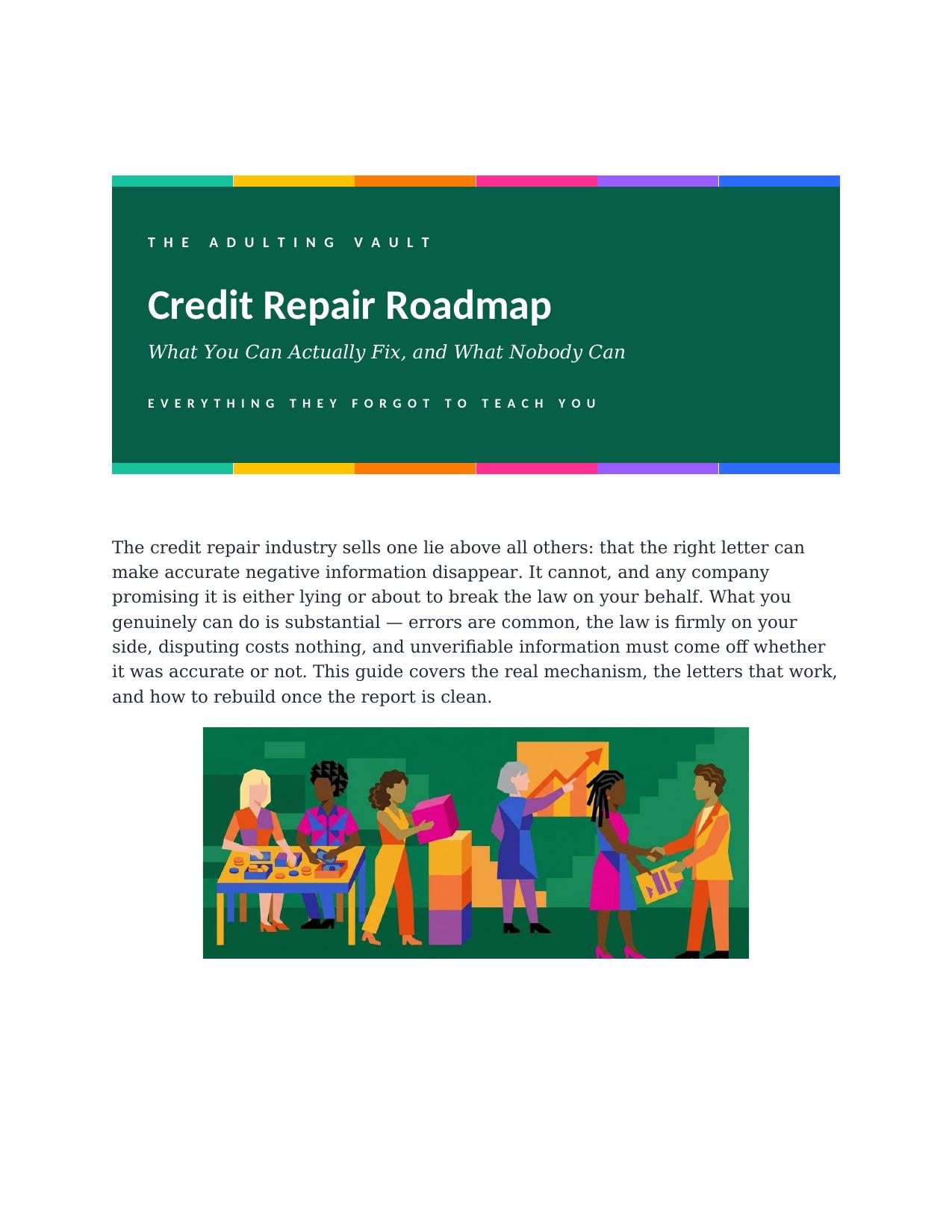 Credit Repair Roadmap cover