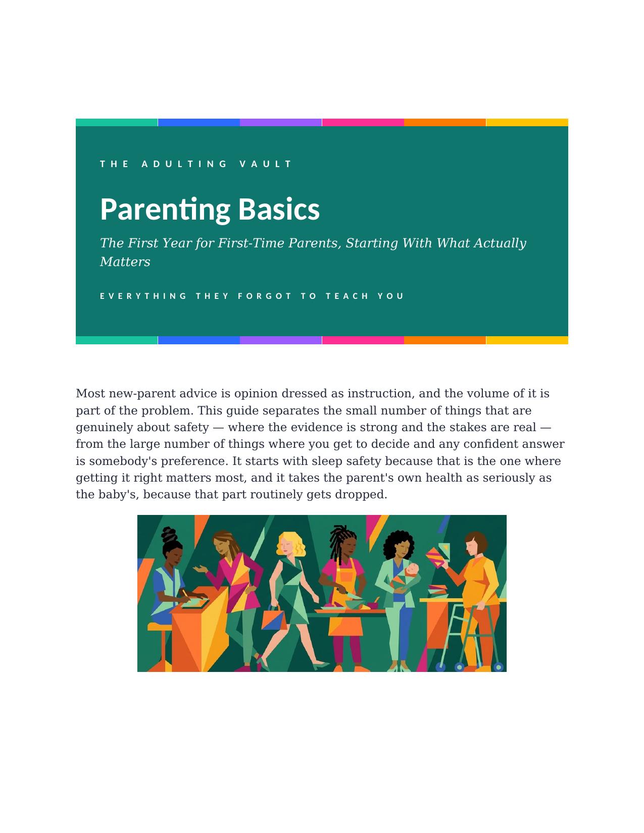 Parenting Basics for First-Time Parents cover