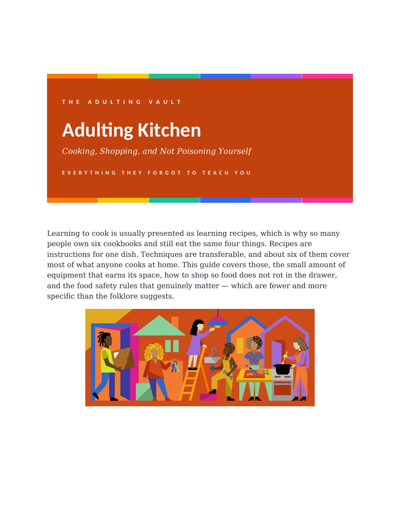 Adulting Kitchen cover