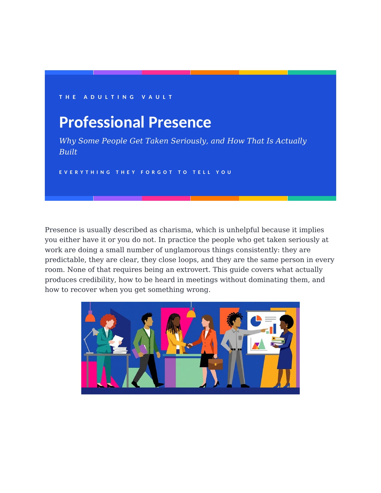Professional Presence Guide cover