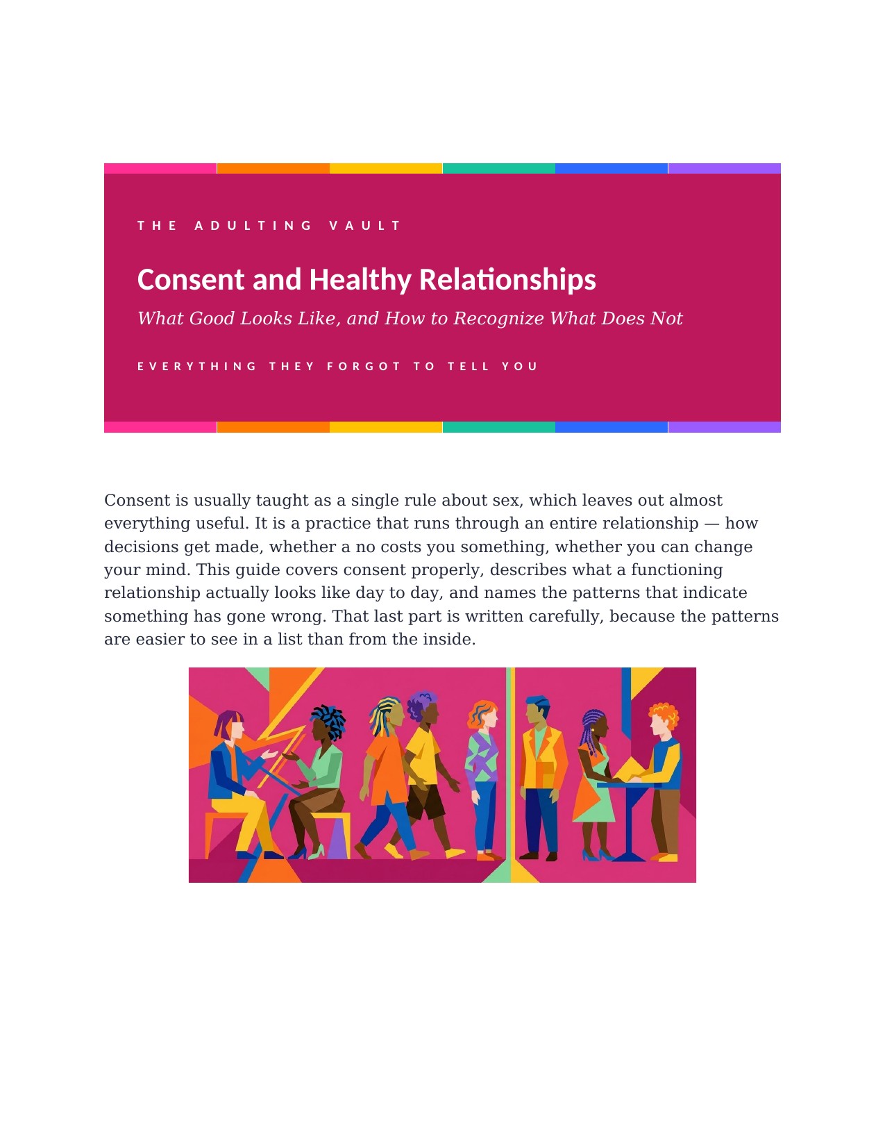 Consent & Healthy Relationships cover