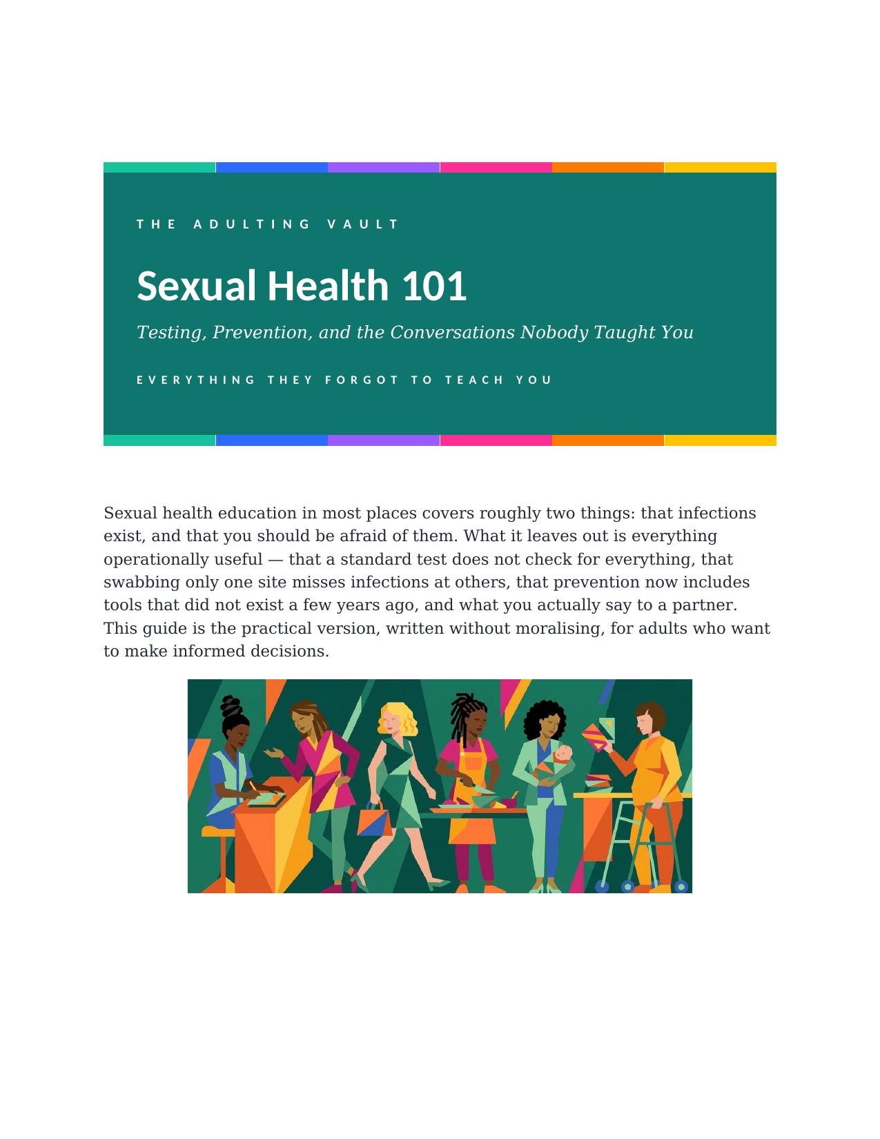 Sexual Health 101 cover