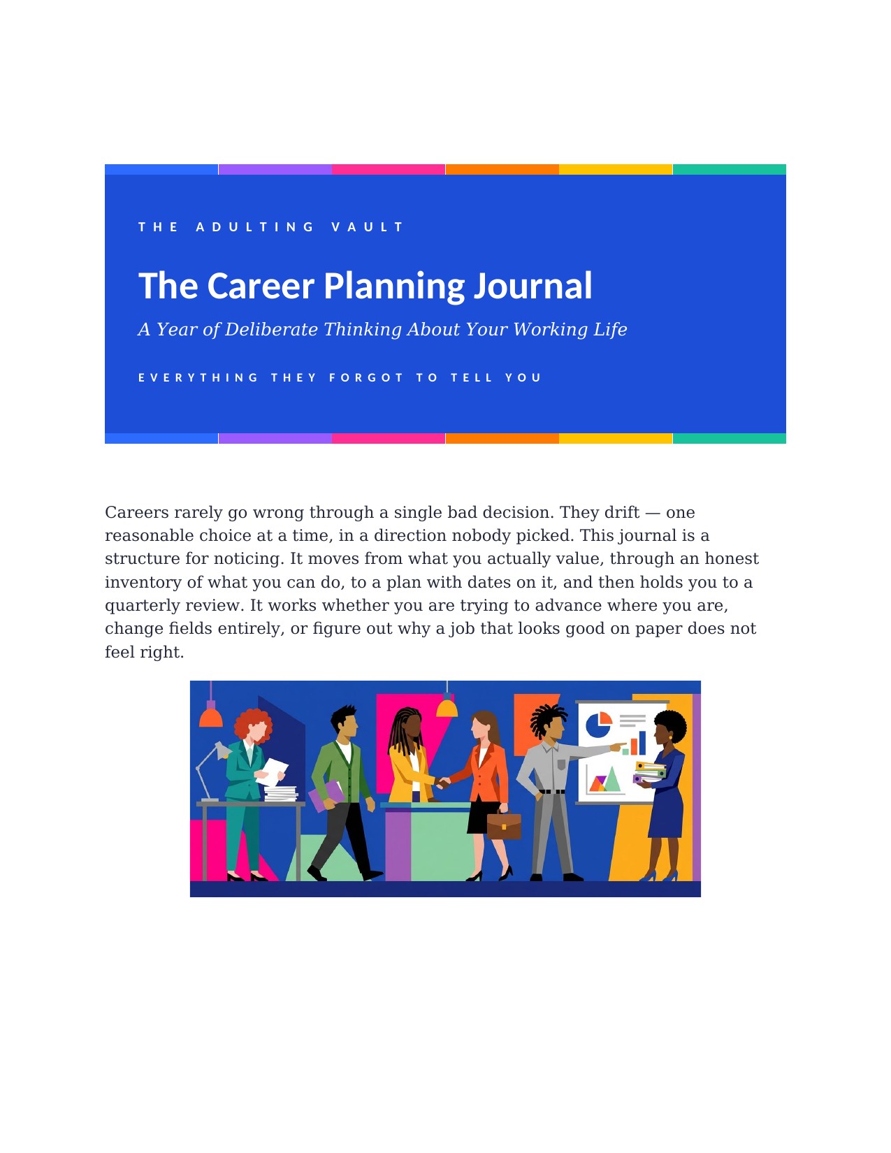 Career Planning Journal cover