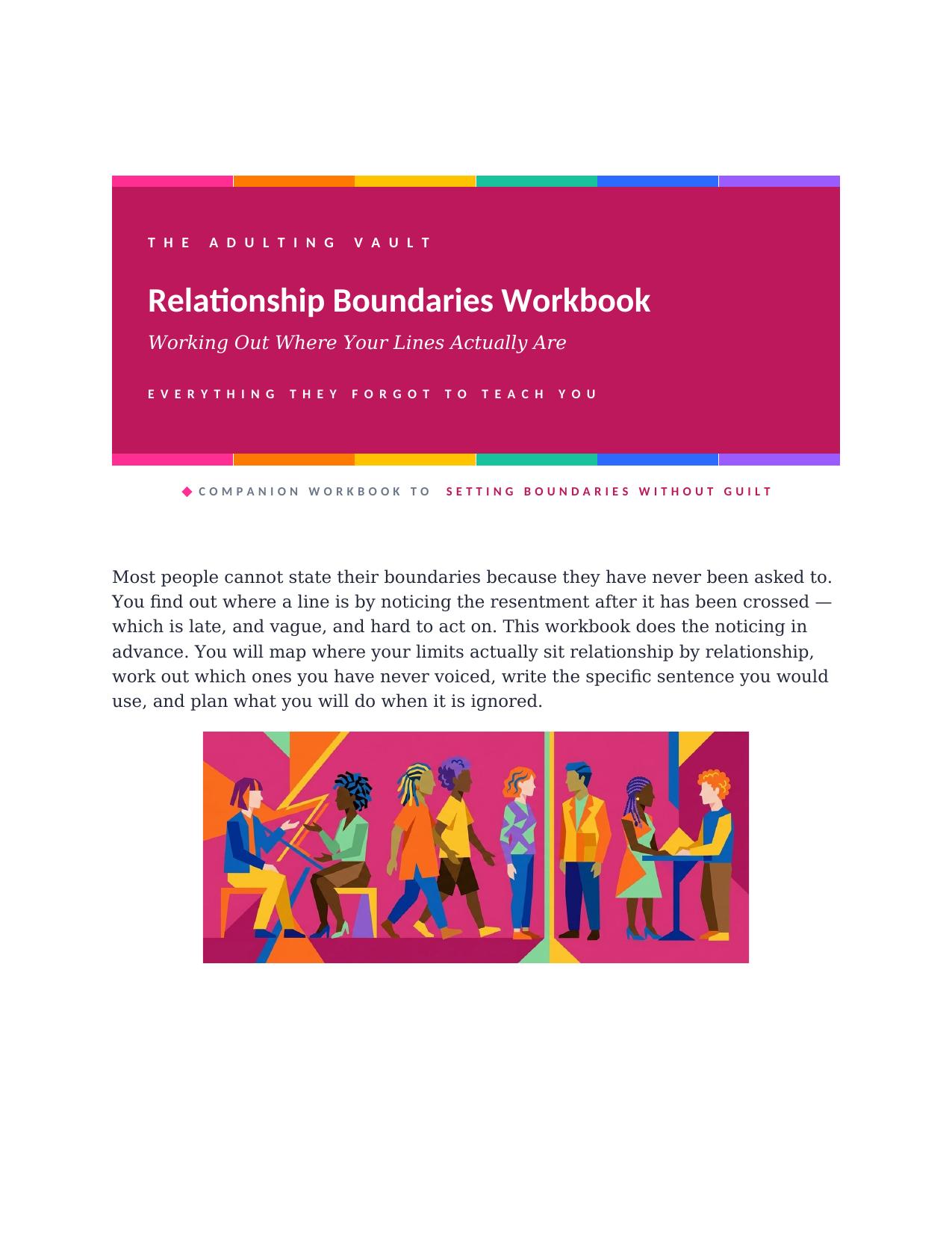 Relationship Boundaries Workbook cover