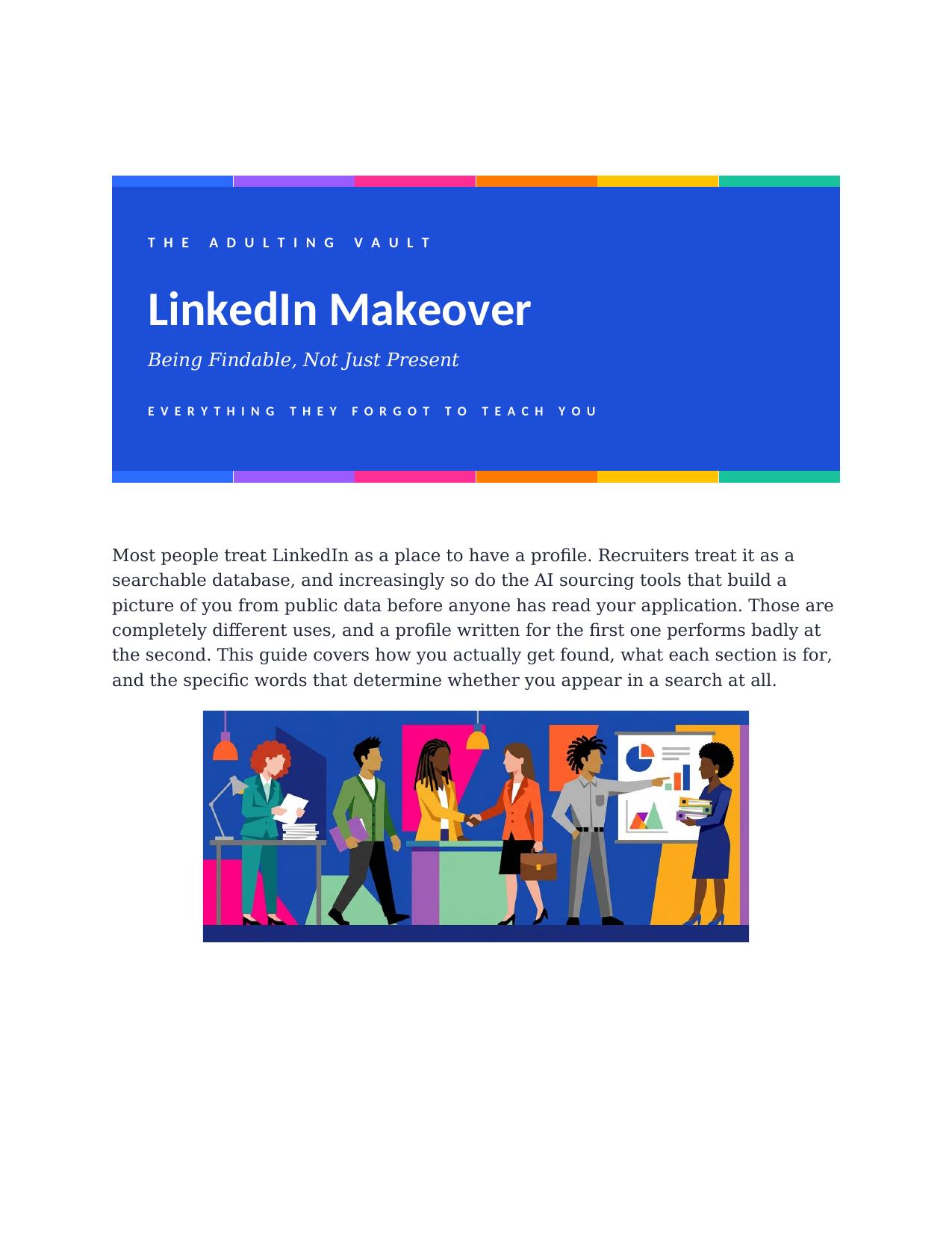 LinkedIn Makeover Guide cover