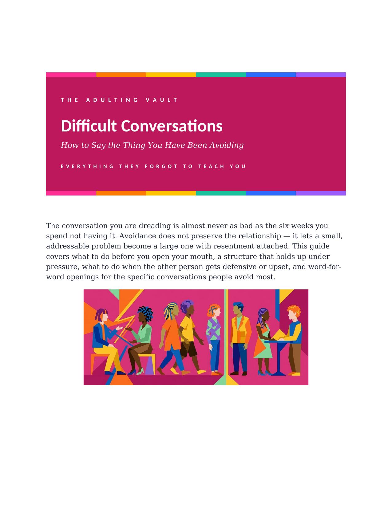 Navigating Difficult Conversations cover