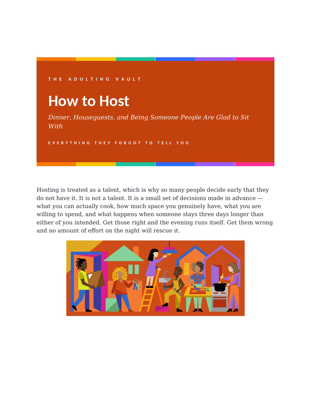 How To Host cover