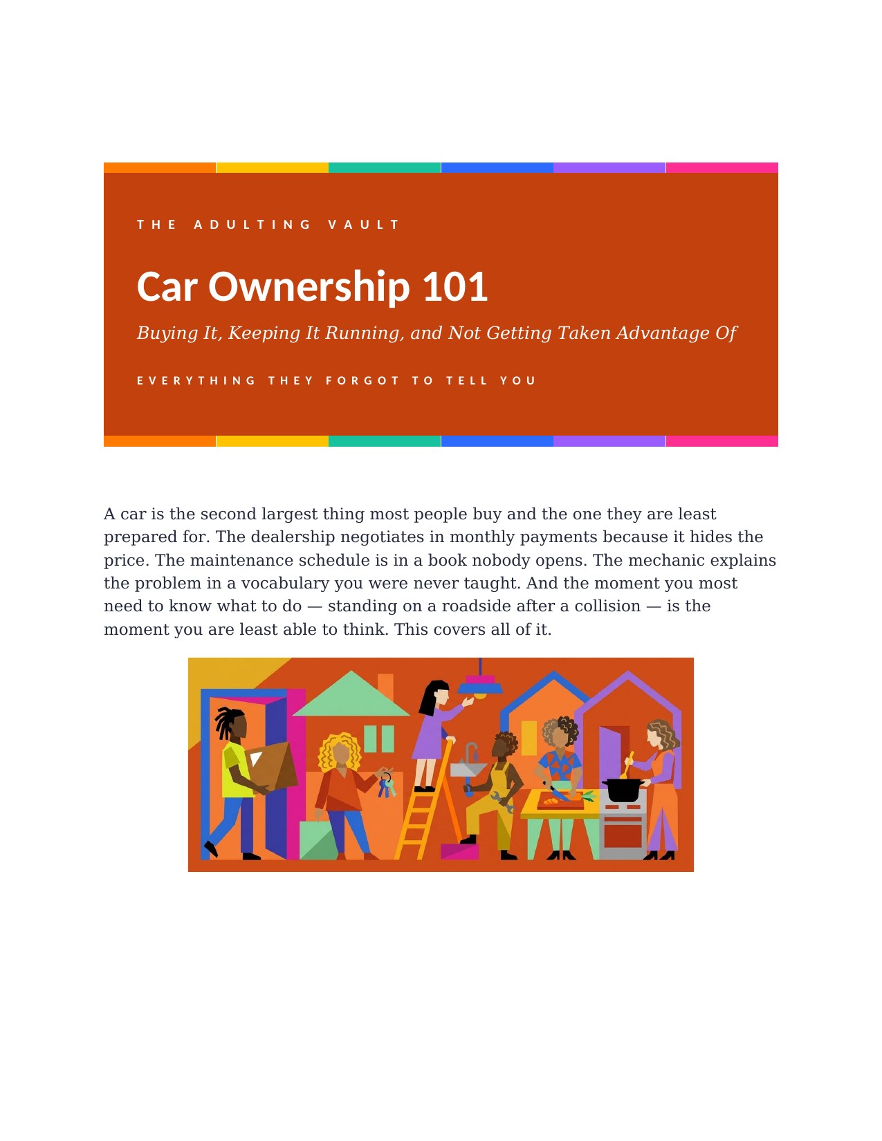 Car Ownership 101 cover