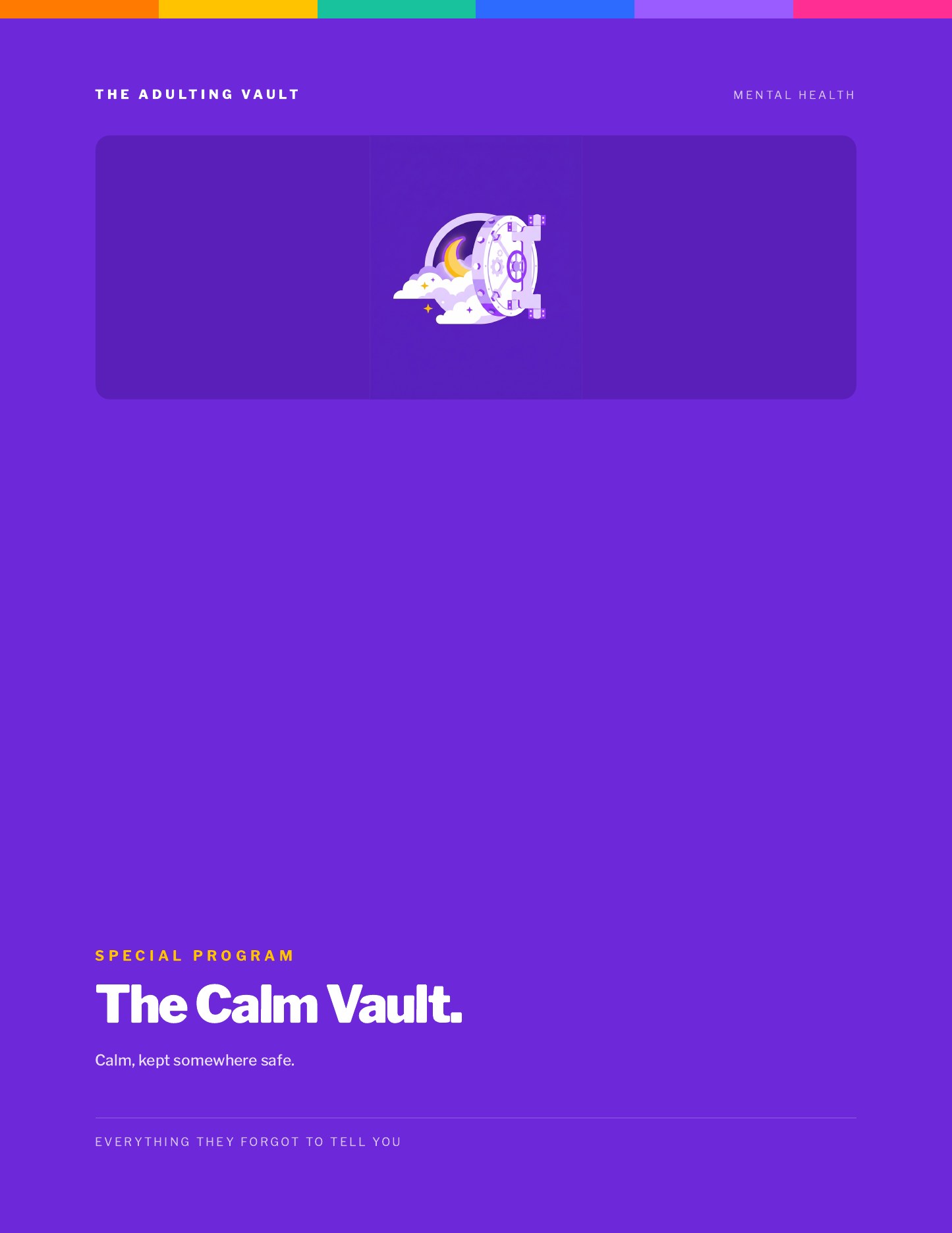 The Calm Vault cover