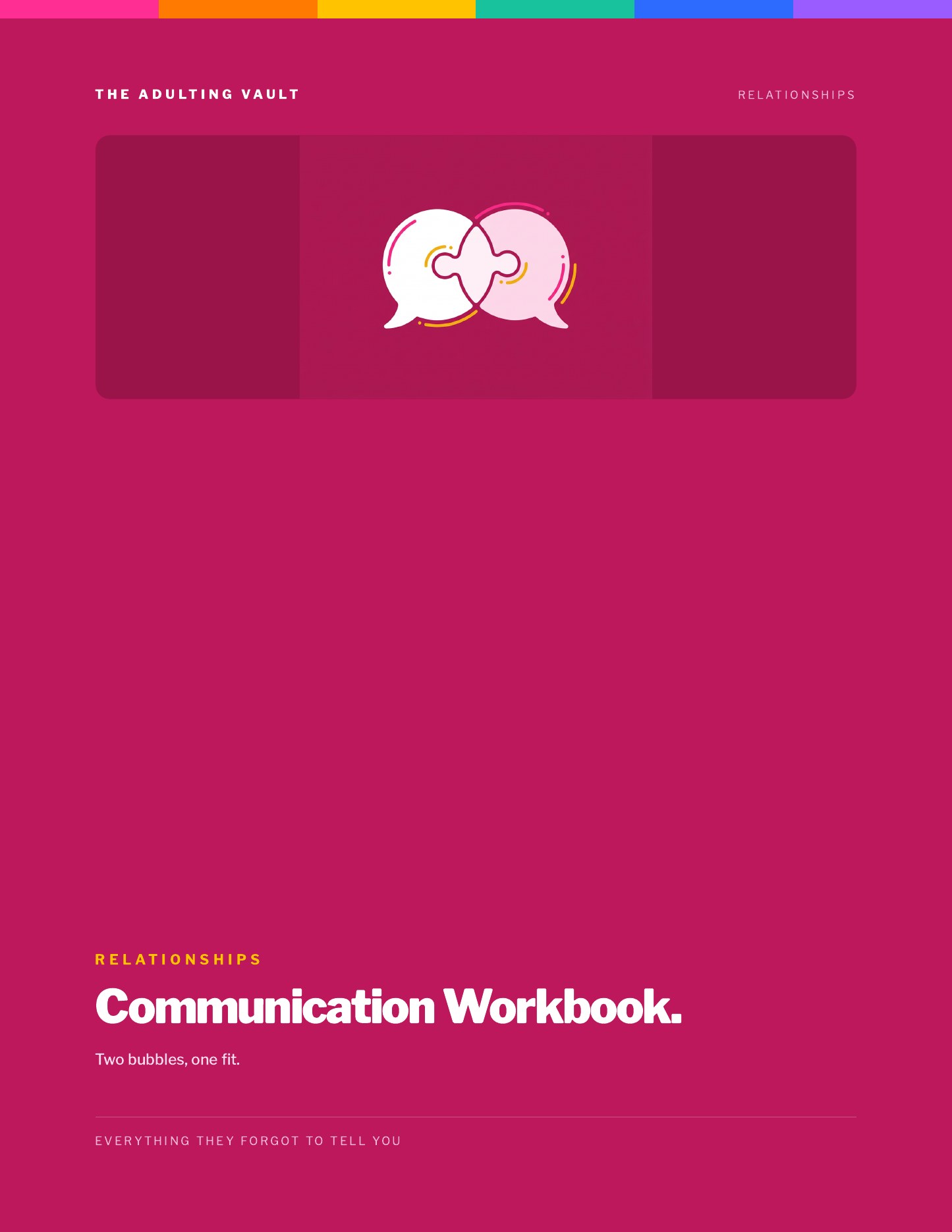 Communication Workbook cover