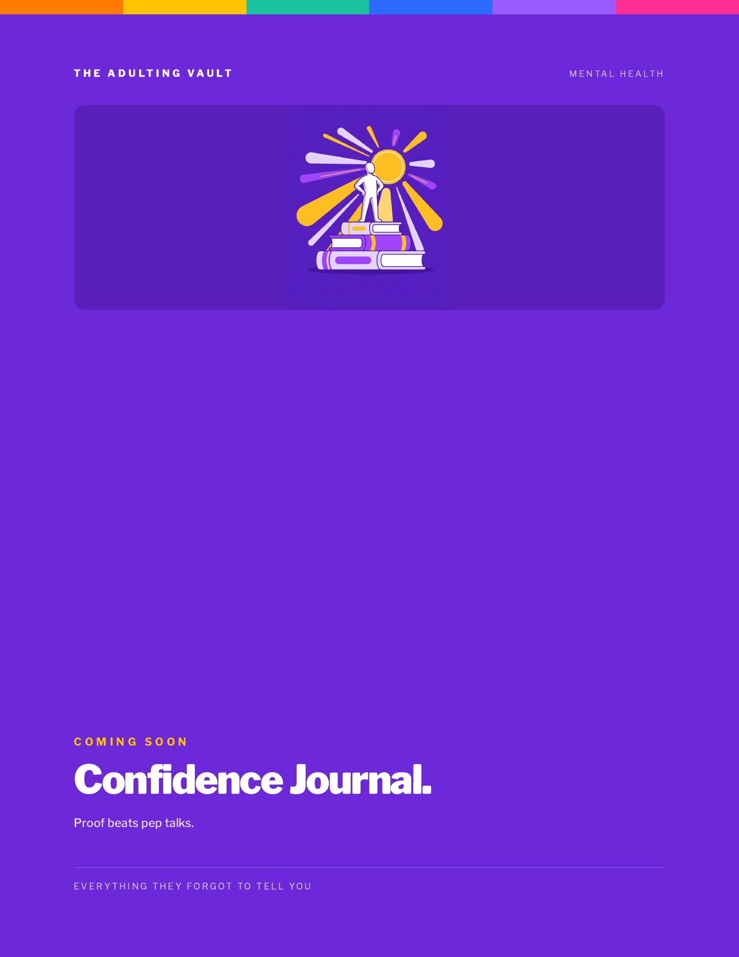 Confidence Journal cover