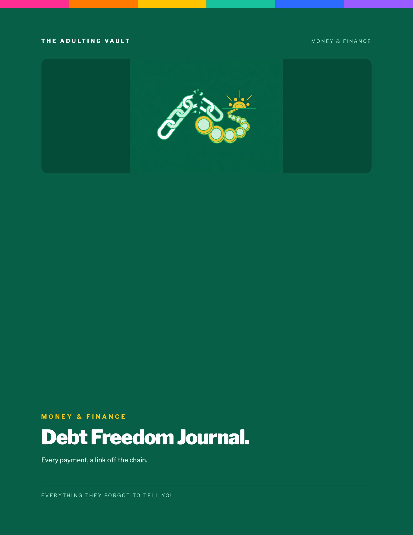 Debt Freedom Journal cover