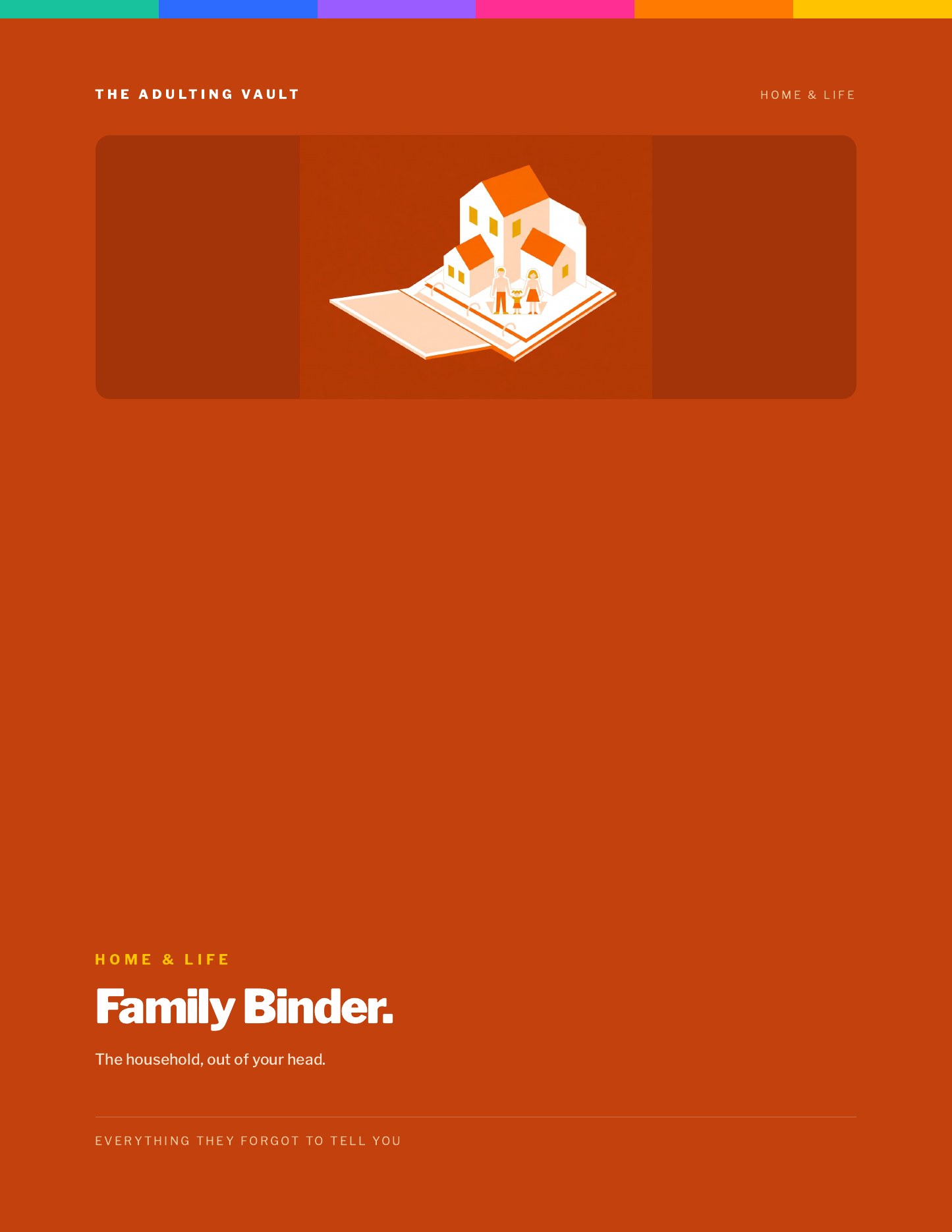 Family Binder cover