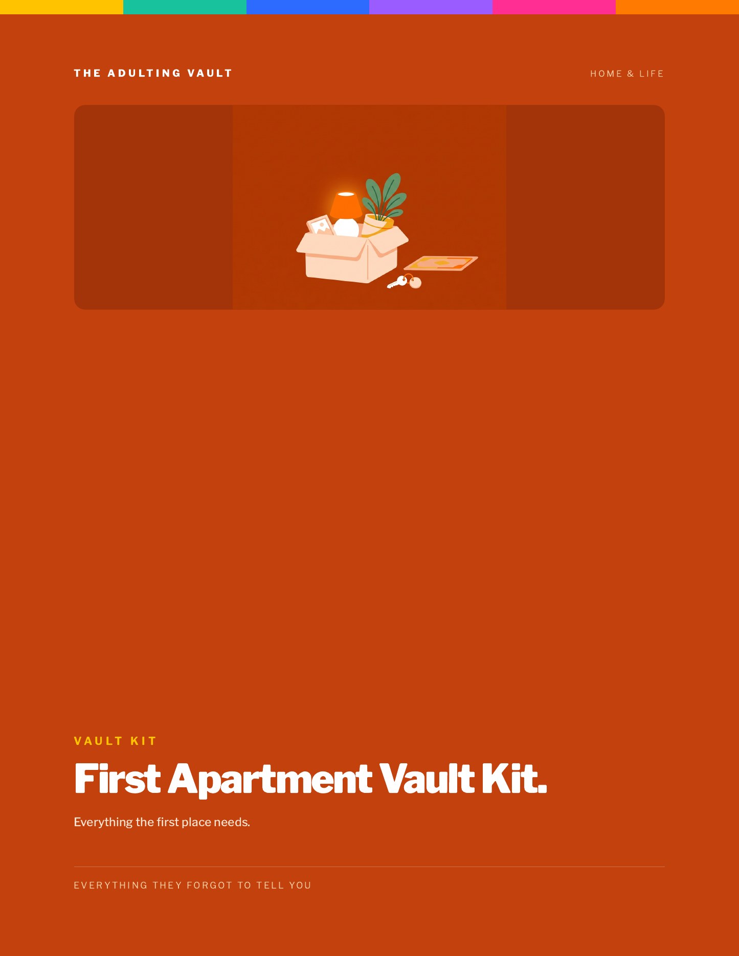 First Apartment Vault Kit cover