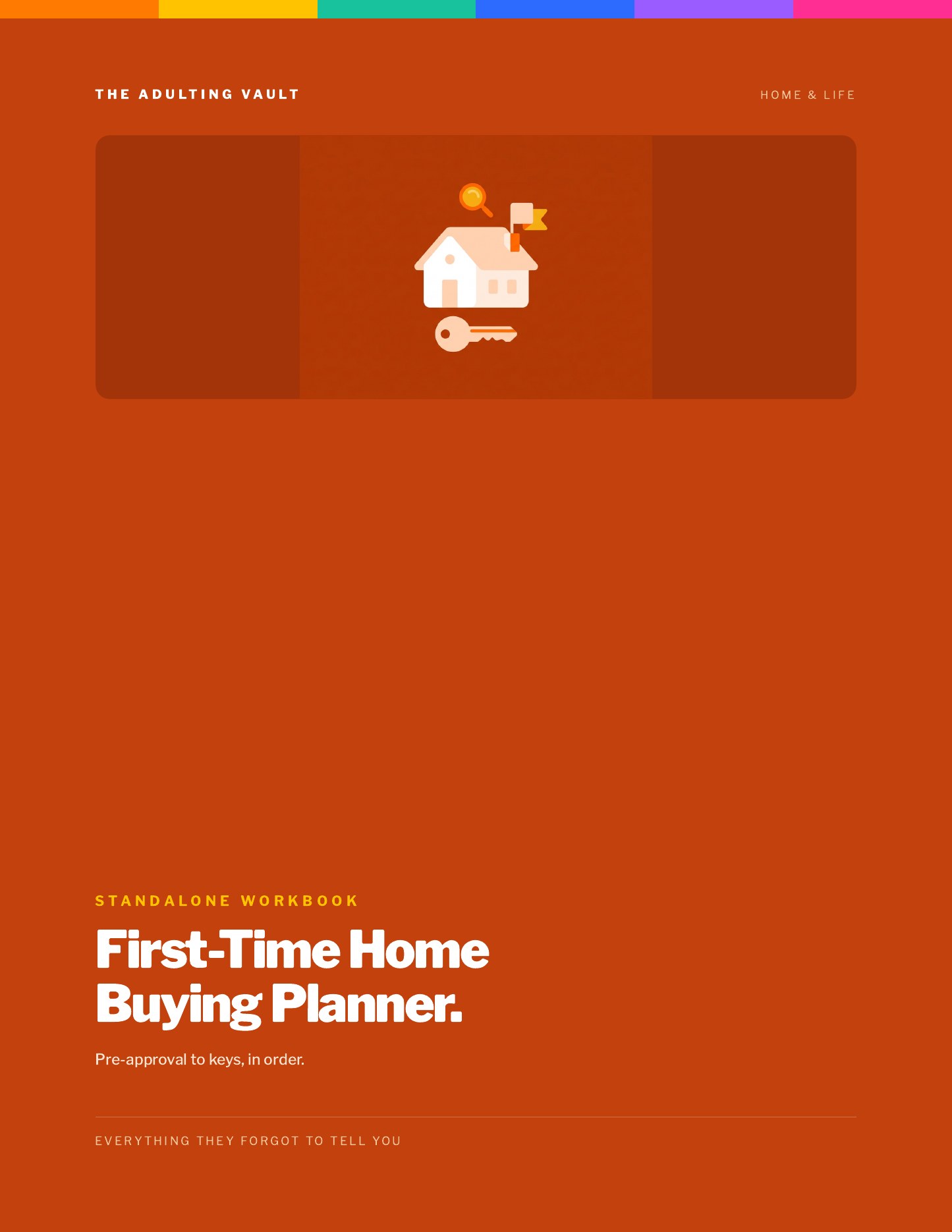 First-Time Home Buying Planner cover
