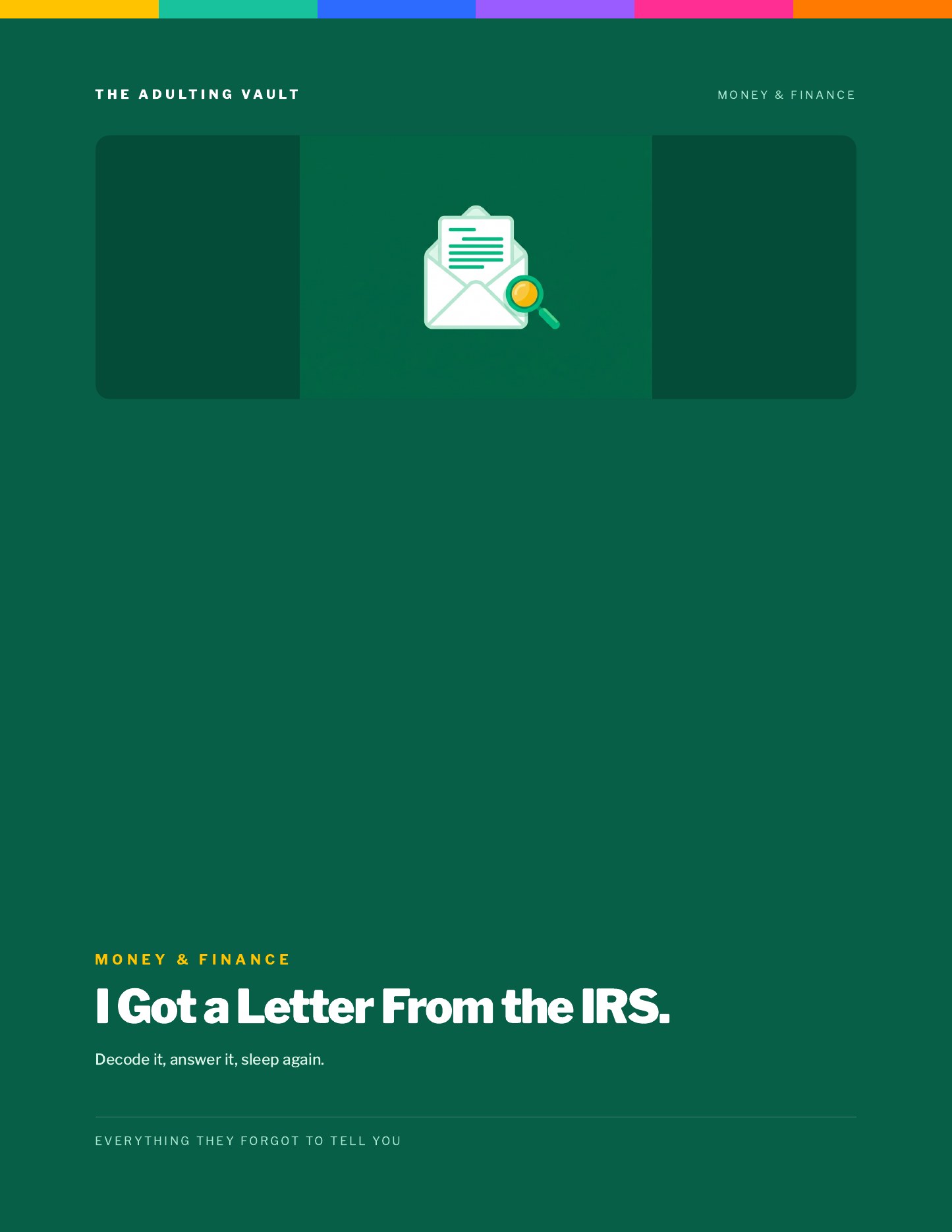 Irs Letter Guide cover