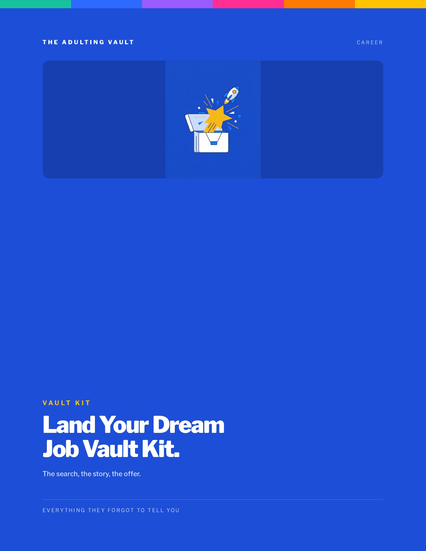 Land Your Dream Job Vault Kit cover