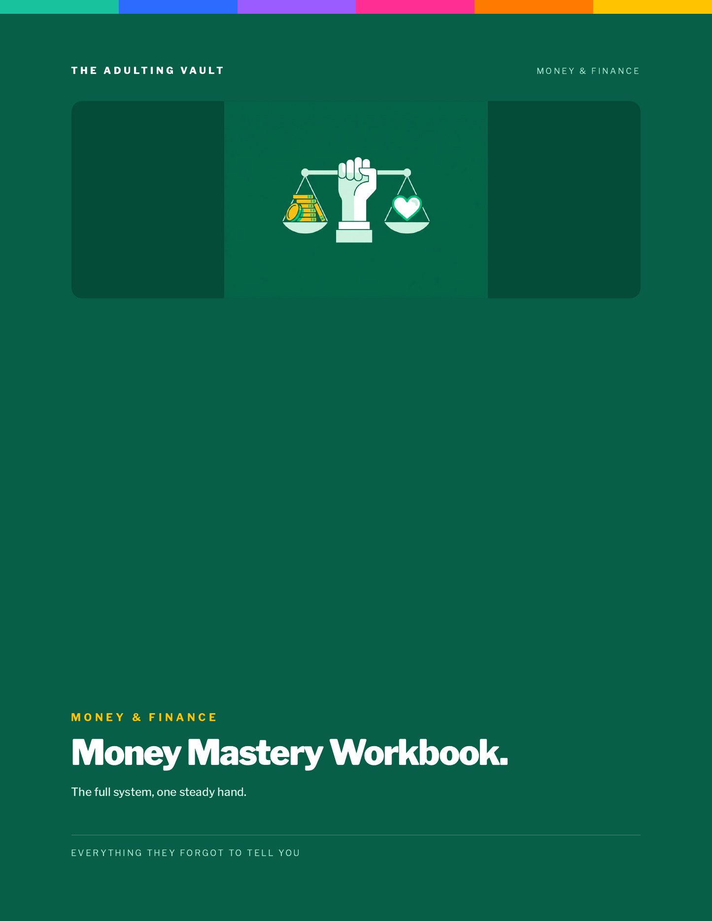 Money Mastery Workbook cover