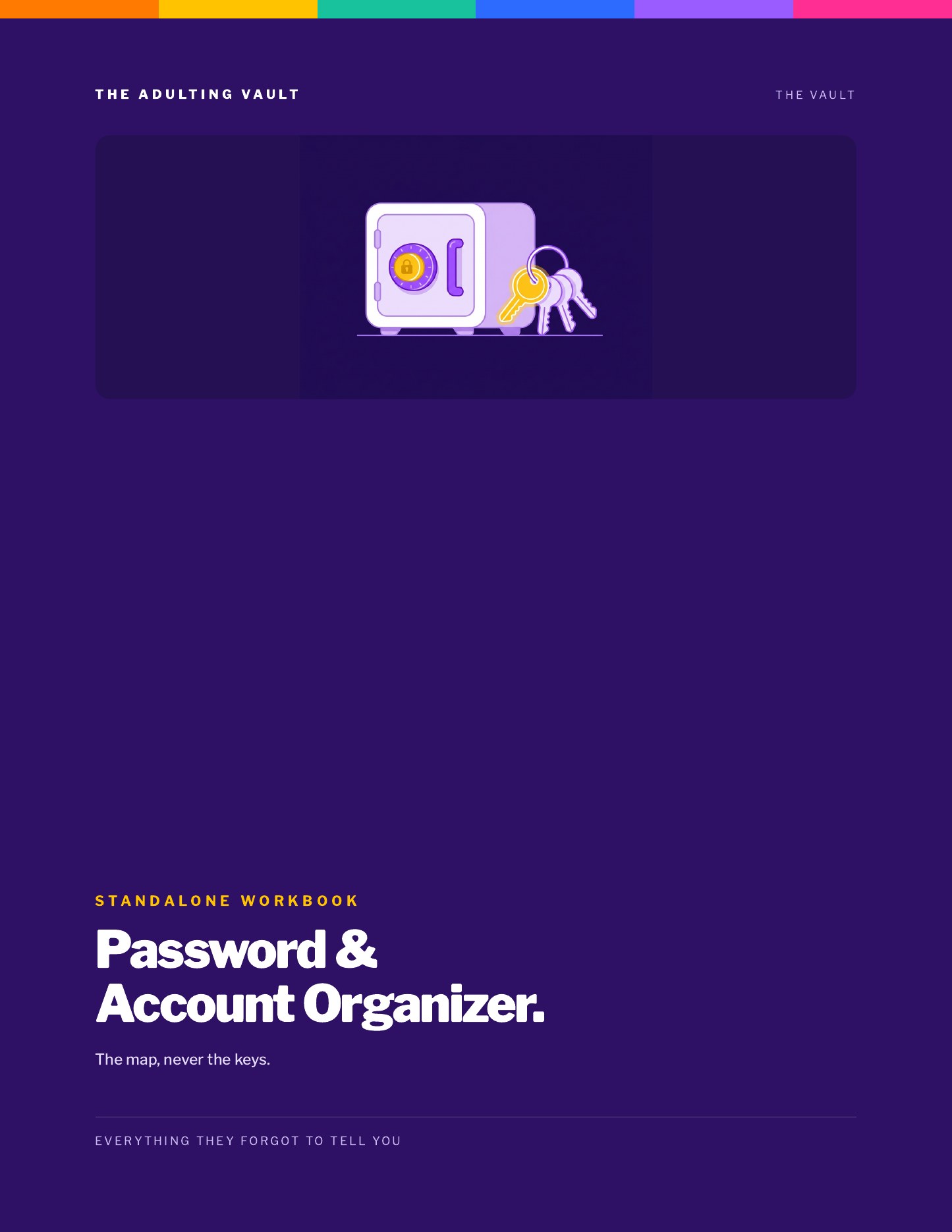 Password & Account Organizer cover