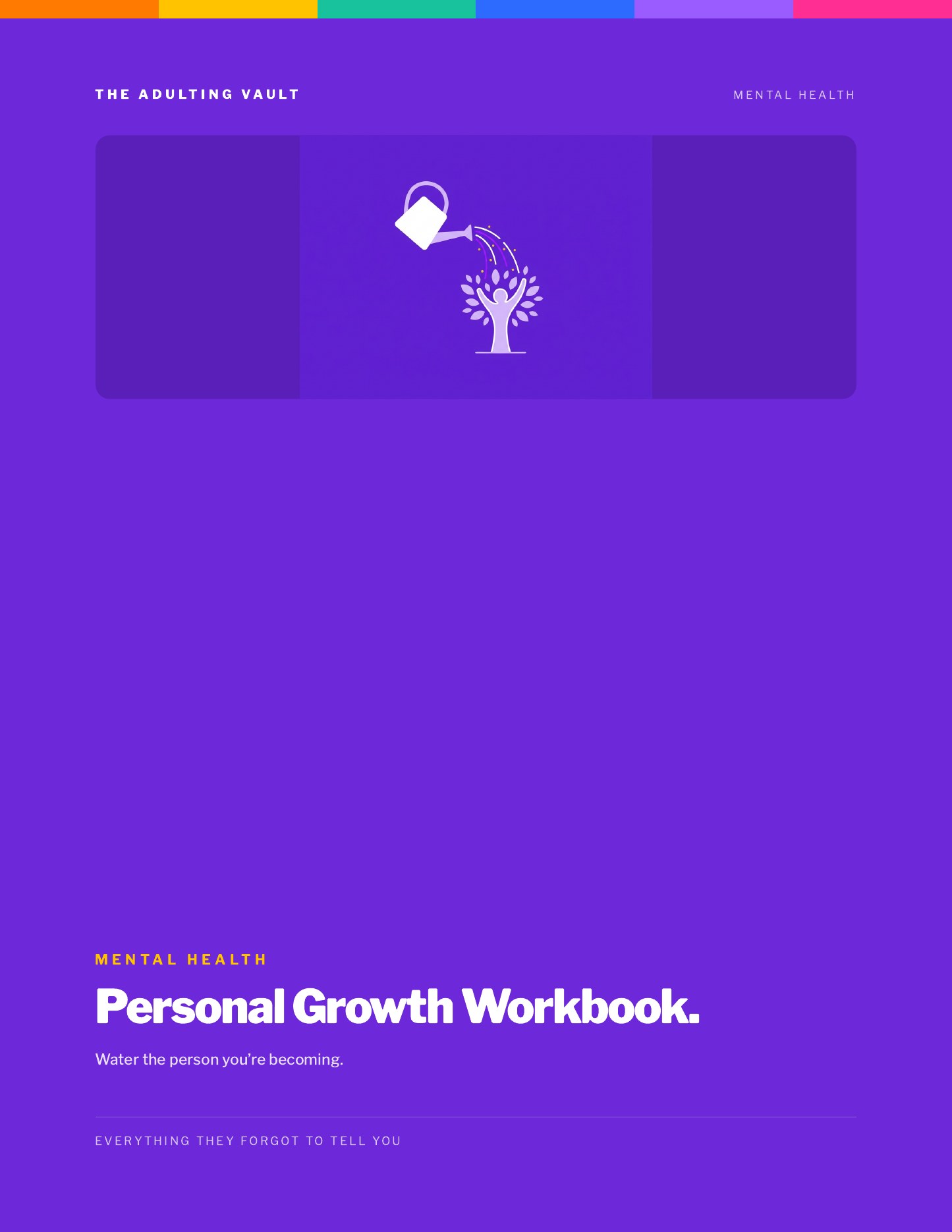 Personal Growth Workbook cover