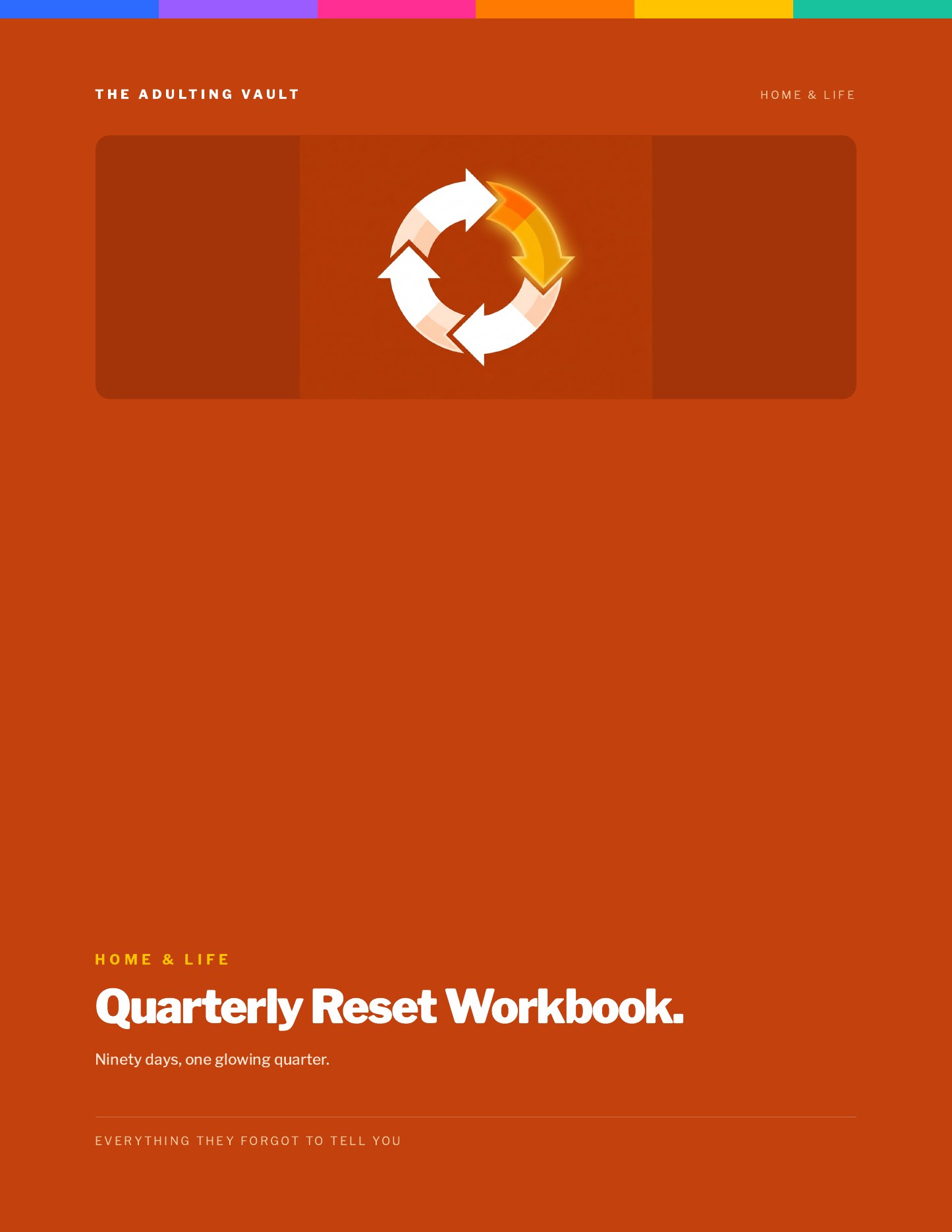 Quarterly Reset Workbook cover