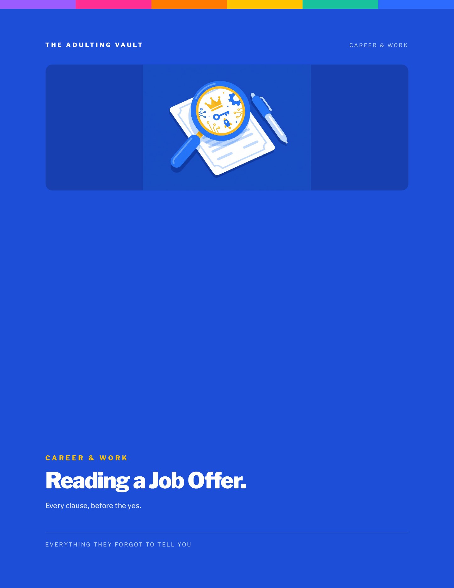 Reading Job Offer cover