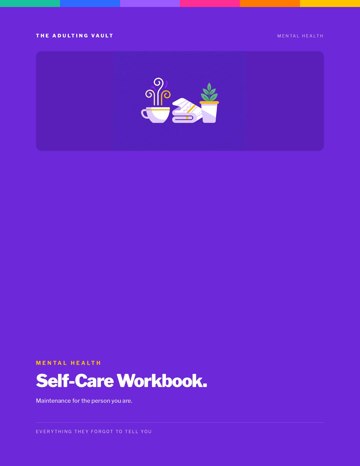 Self-Care Workbook cover