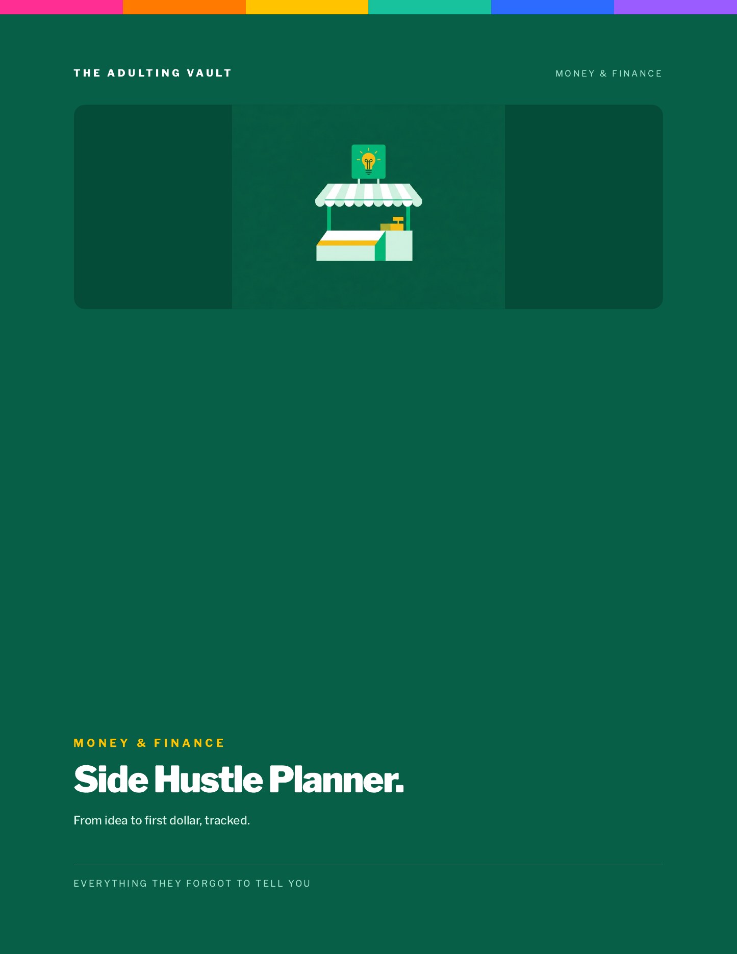 Side Hustle Planner cover
