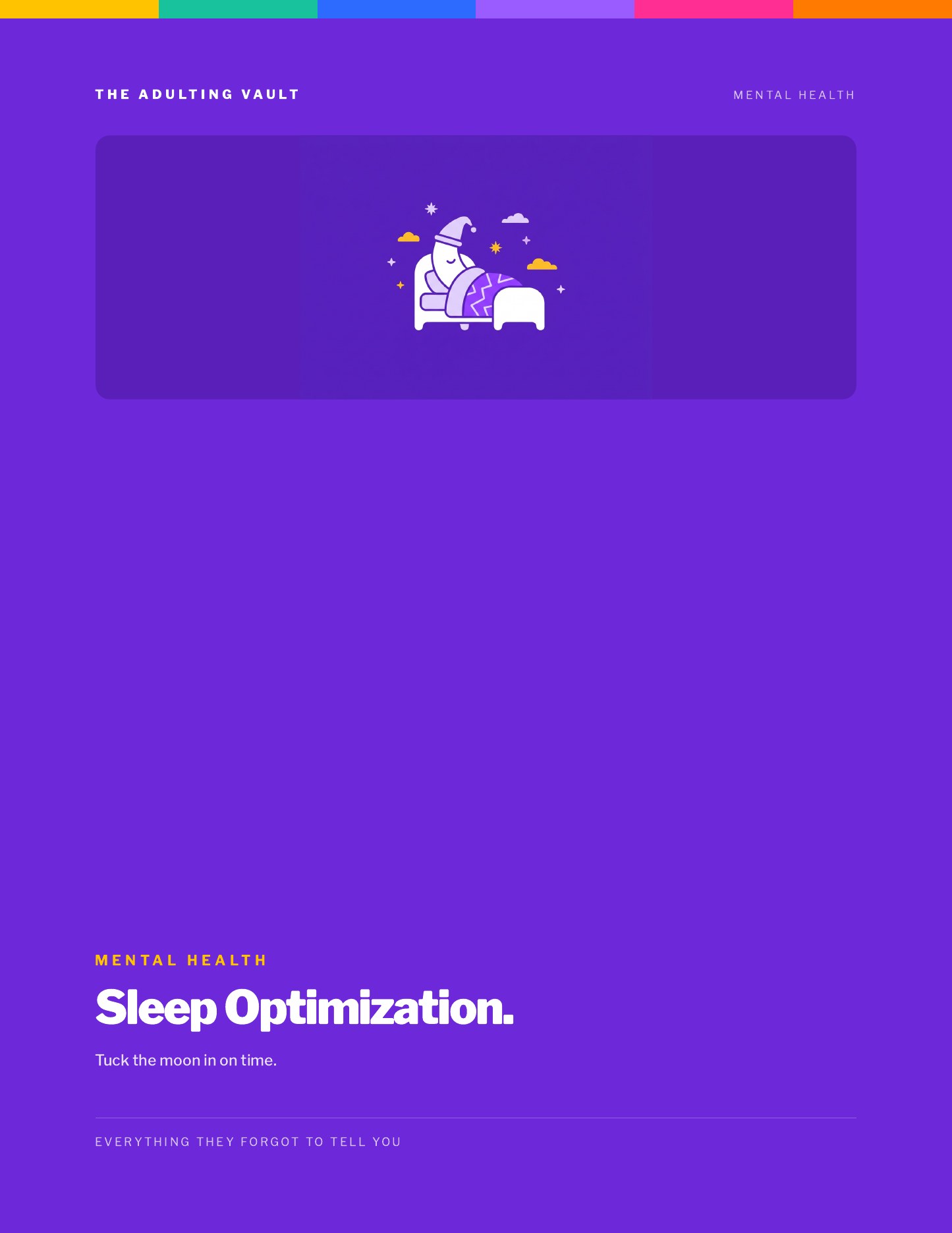 Sleep Optimization cover