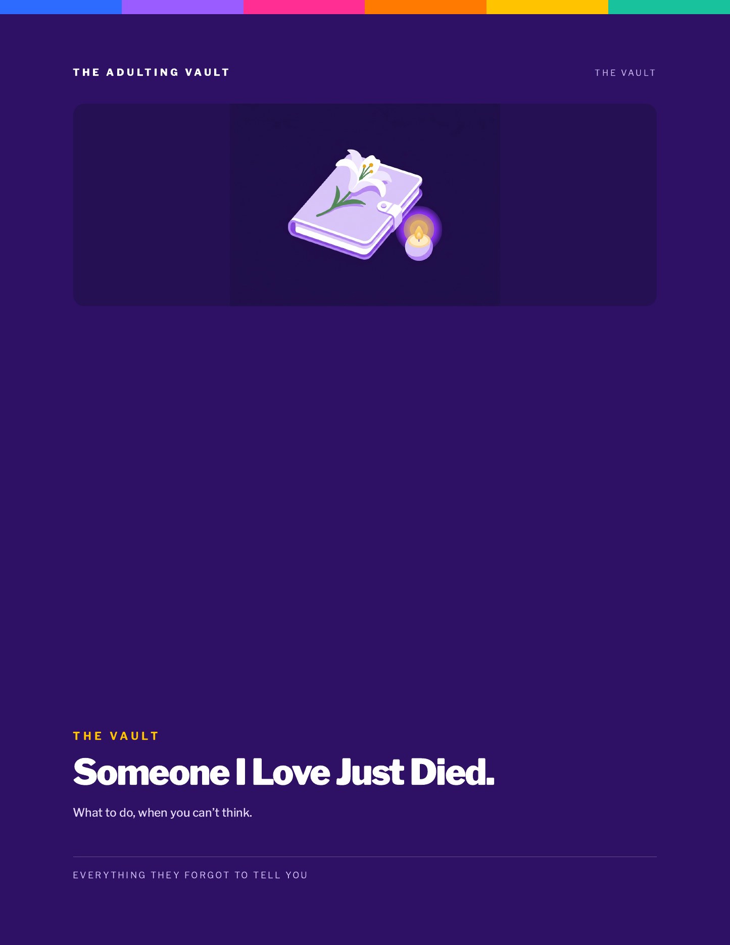 Someone I Love Died cover